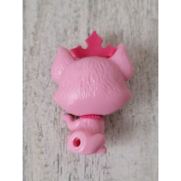 Miniature pink Tiara Crown Princess cat doll accessory pet toy - Picture 4 of 4